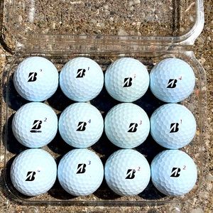 One Dozen Used Bridgestone Golf Balls